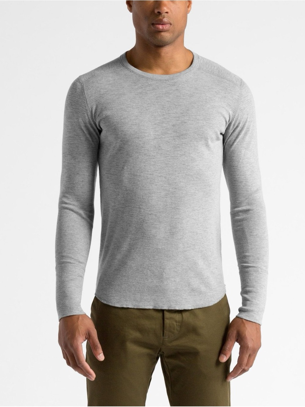 Wings+Horns Grey Longsleeve N260-37